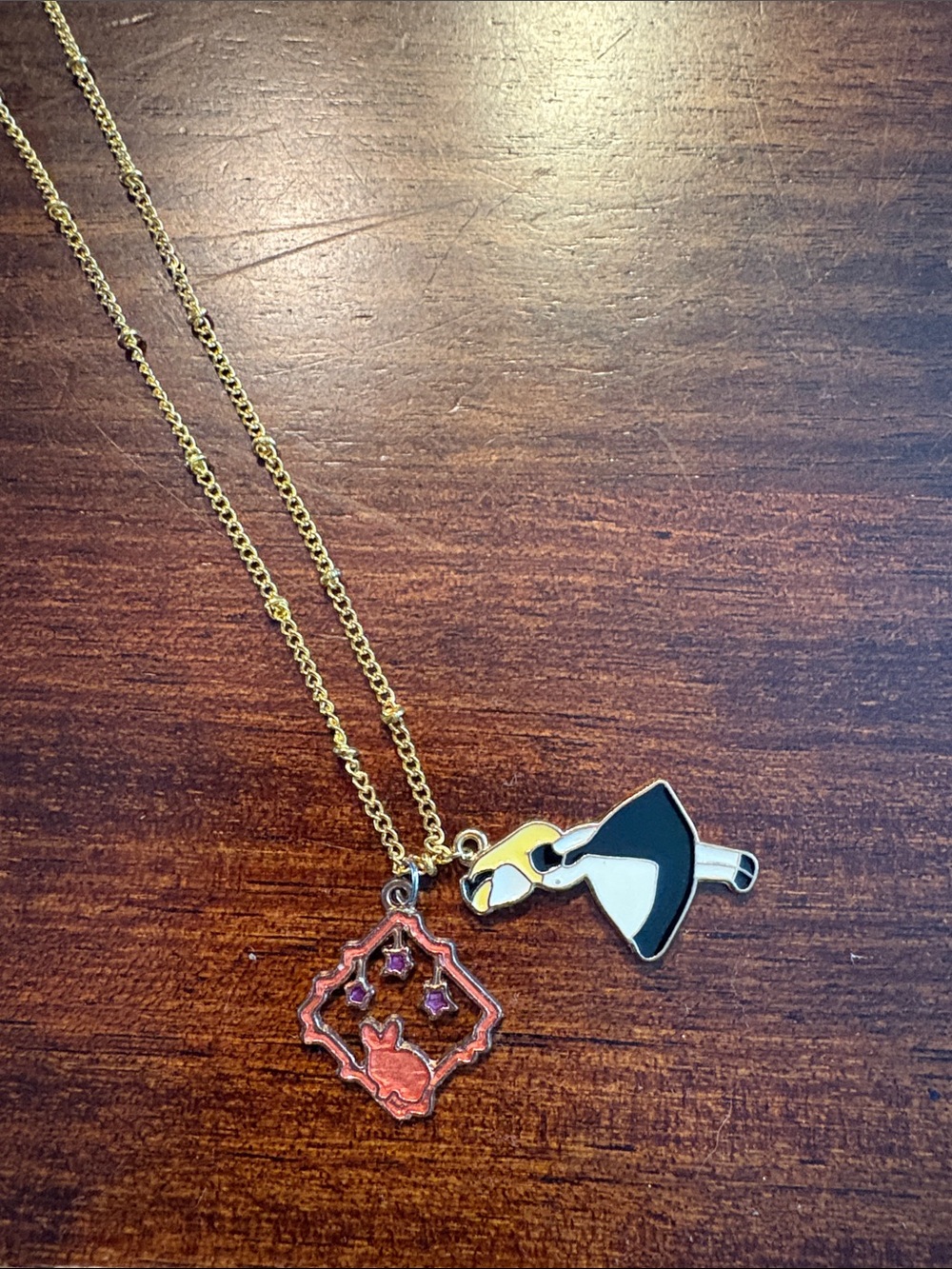 Alice in wonderland necklace